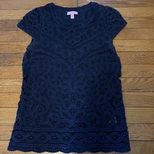 Lilly Pulitzer navy top